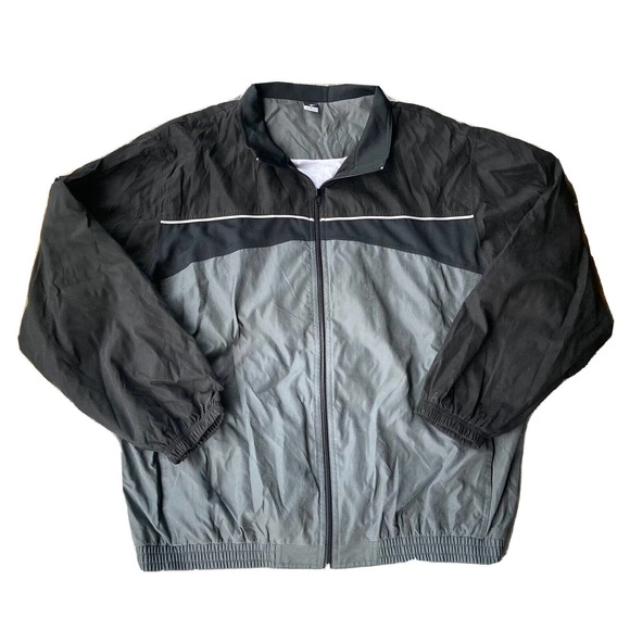 Vintage Cheetah Black Grey Long Sleeve Full Zip-Up Jacket Adult Size XL Mens - Picture 1 of 11